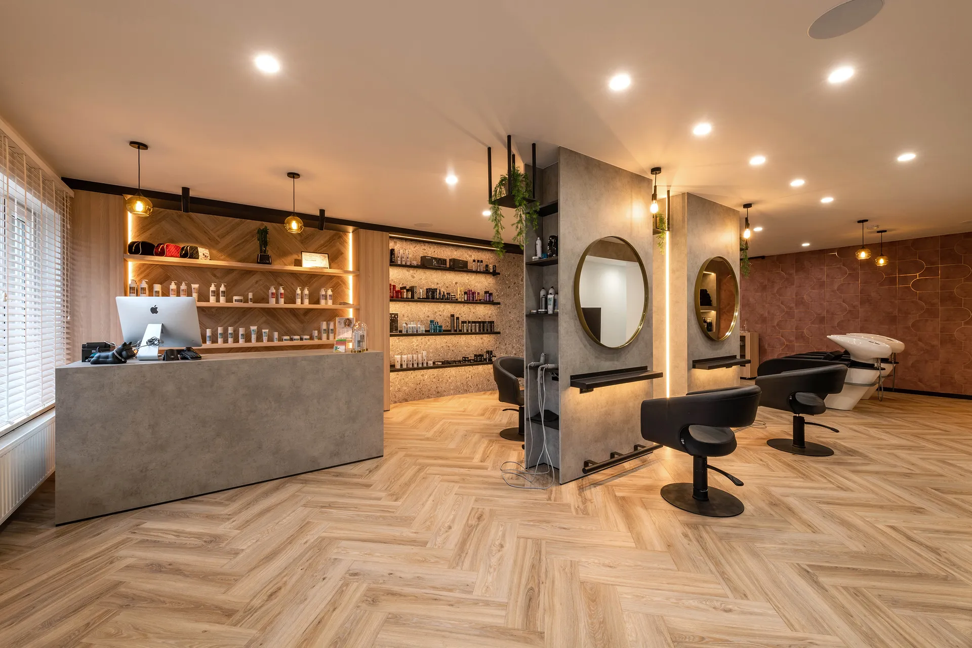renovatie interieur kapsalon zonhoven