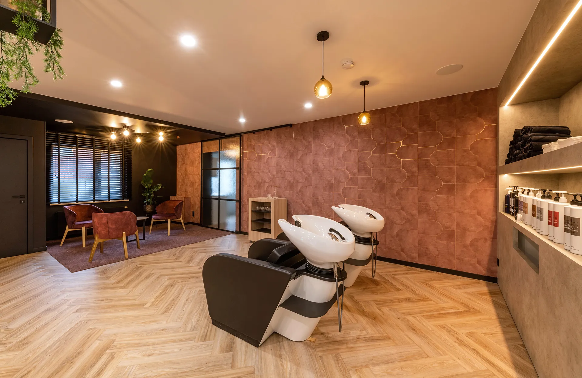 renovatie interieur kapsalon zonhoven