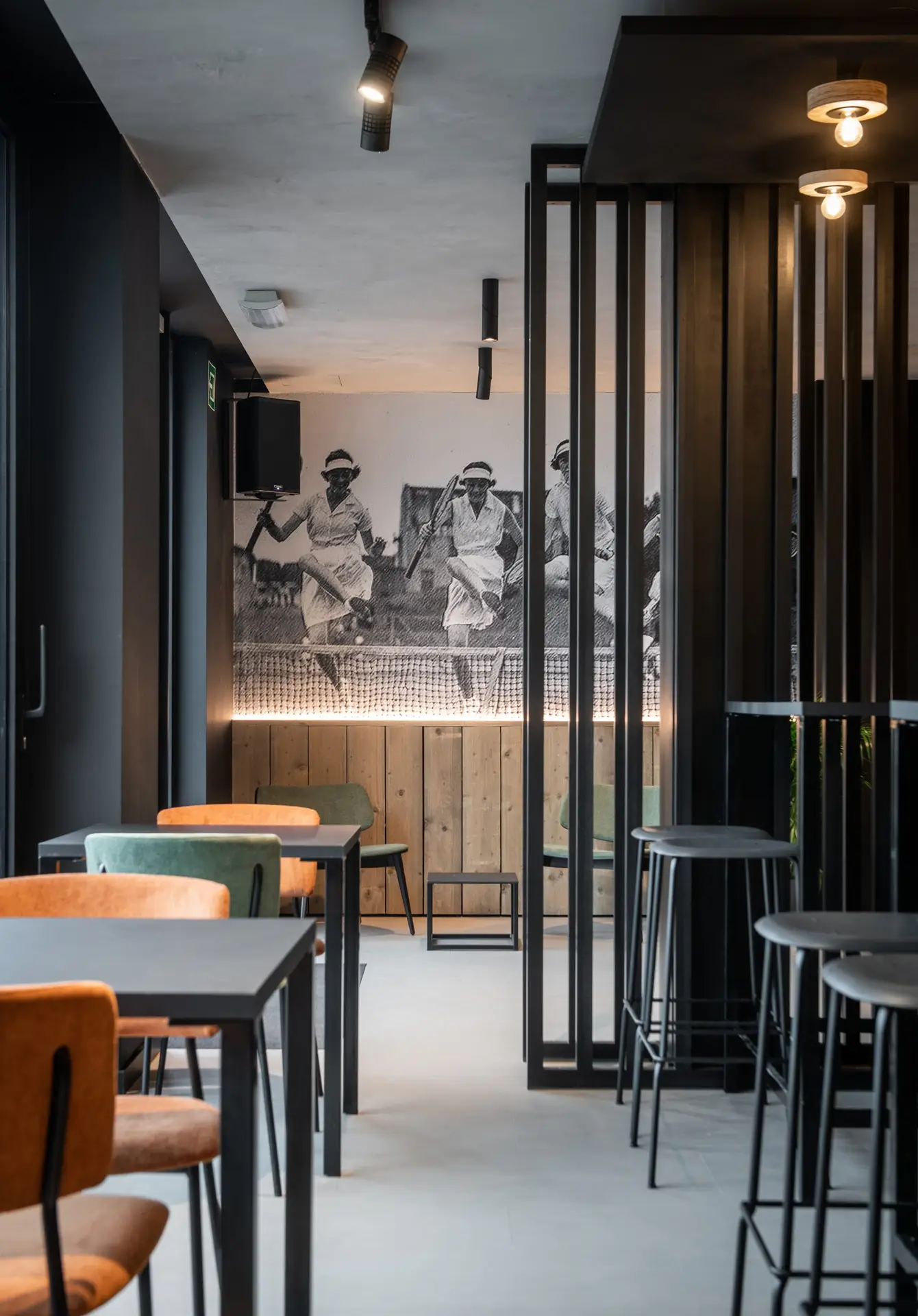 Ontwerp en inrichting tennisclub Excelsior in Hasselt